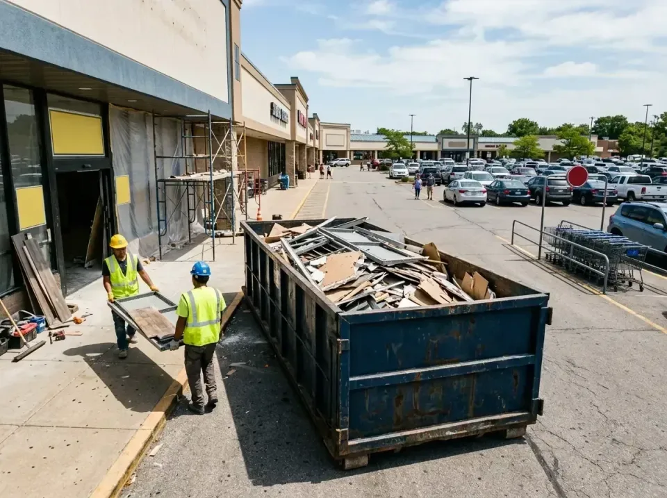 retail-store-renovation-debris-003 — frequently asked questions, Roll-off Dumpster Rentals in Highland, IL